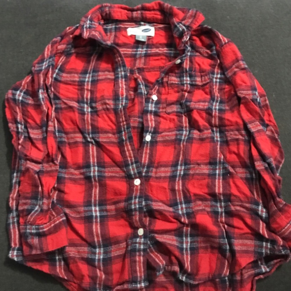 Girls long sleeved fanned top size 8